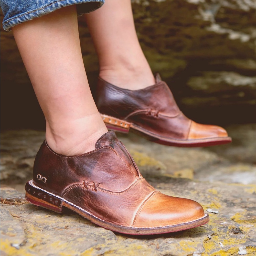 BedStu Dark Brown Leather Flats - Picture 10 of 10